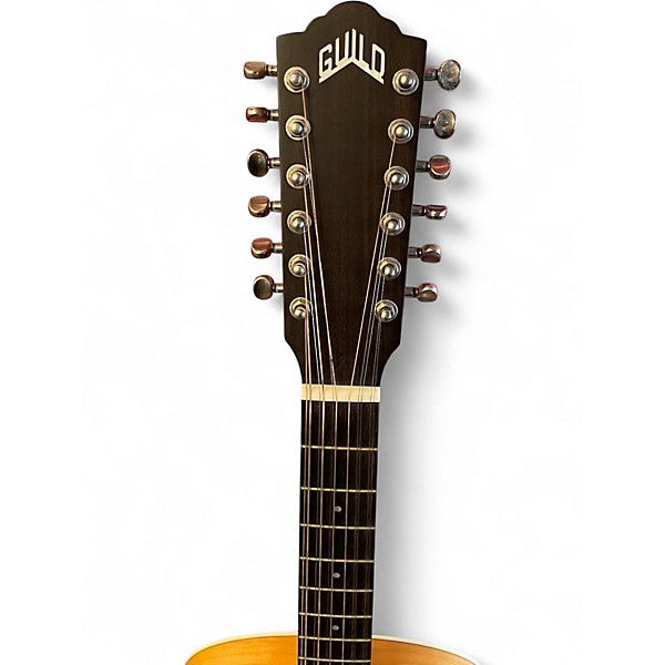 Used Guild F-2512E Natural 12 String Acoustic Electric Guitar