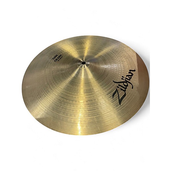 Used Zildjian 16in Thin Crash Cymbal