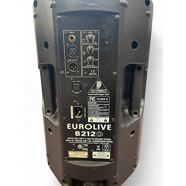 Used Behringer B212D 12in 2-Way 550W Powered Speaker