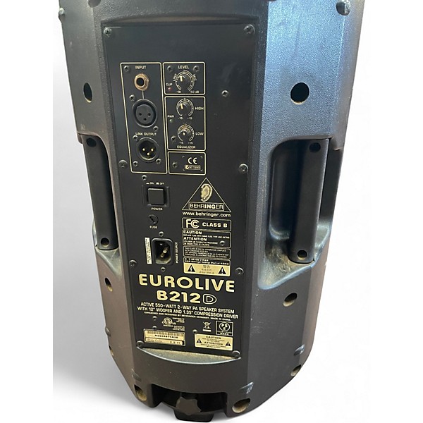 Used Behringer B212D 12in 2-Way 550W Powered Speaker
