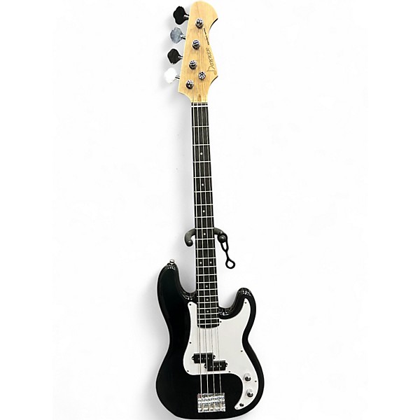 Used Donner Standard Series Black Electric Bass Guitar