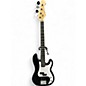 Used Donner Standard Series Black Electric Bass Guitar
