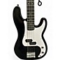 Used Donner Standard Series Black Electric Bass Guitar