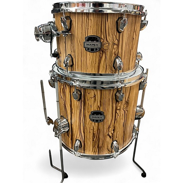Used Mapex 4 Piece MARS SERIES DRIFTWOOD CHROME Drum Kit