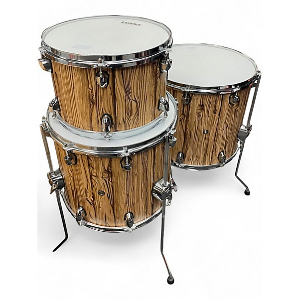 Used Mapex 4 Piece MARS SERIES DRIFTWOOD CHROME Drum Kit