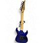 Used Ibanez GRX70QAL Left Handed Trans Blue Solid Body Electric Guitar