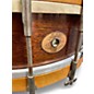 Vintage 1920s Ludwig 14X4.5 Thumb-Rod Snare No. 37 Natural Drum