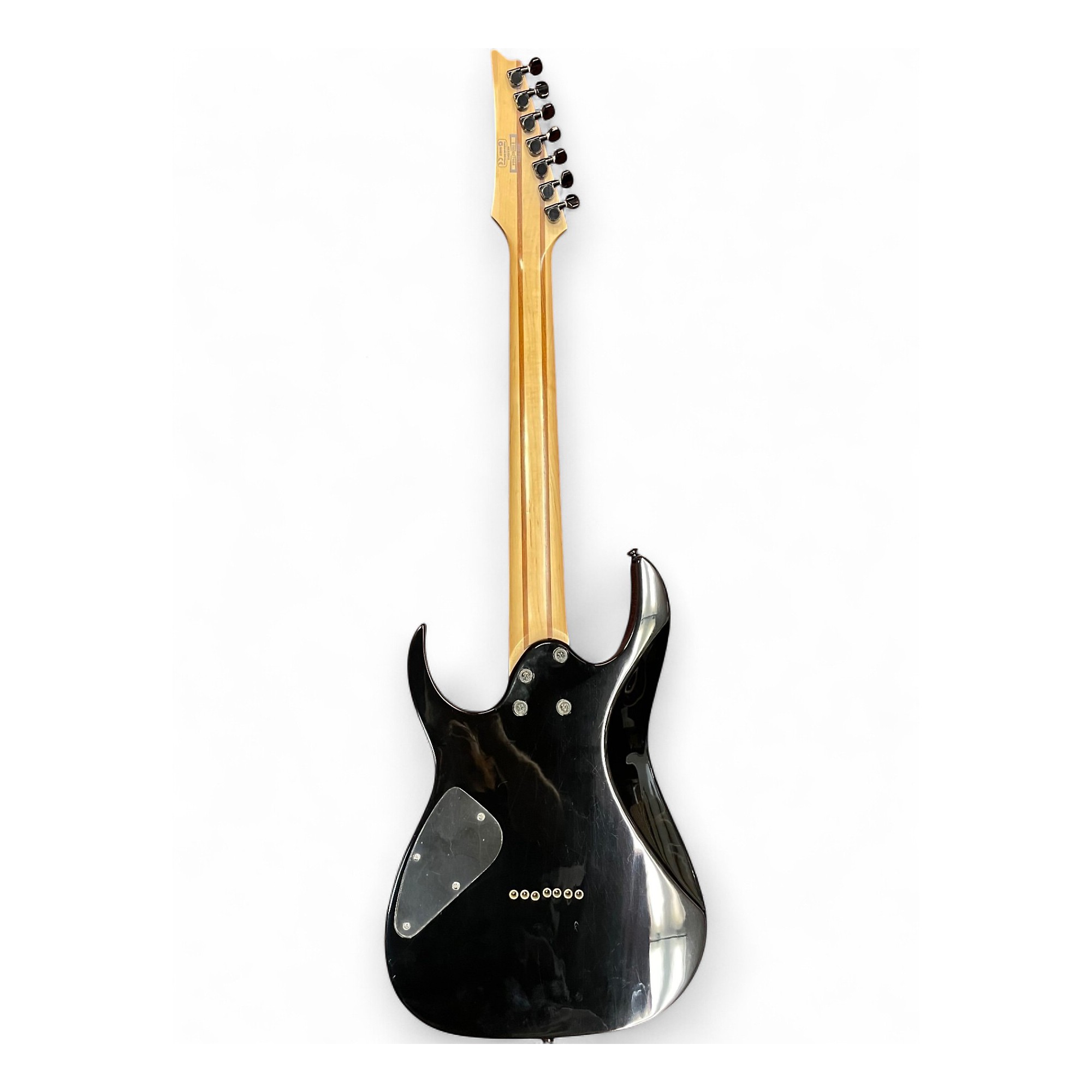 Used Ibanez RG7321 7 String Black Solid Body Electric Guitar Black