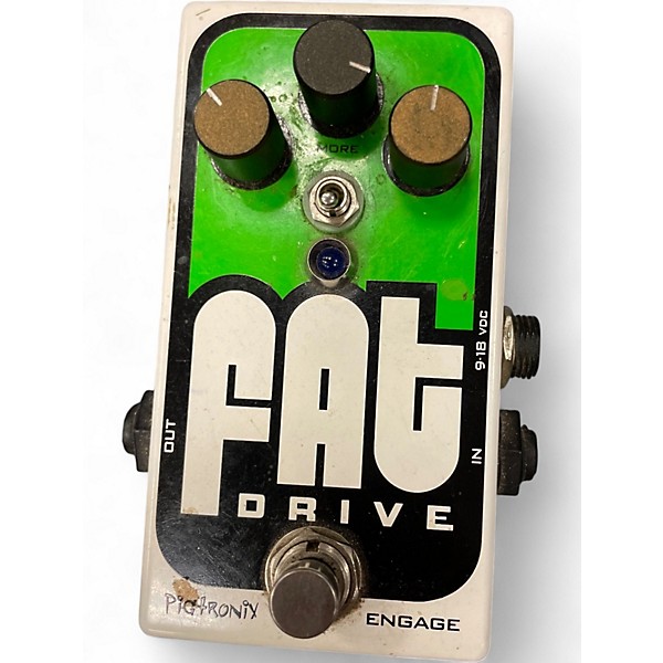 Used Pigtronix Fat Drive Tube Sound Overdrive Effect Pedal