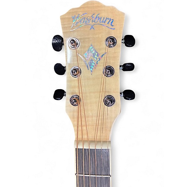 Used Washburn AG40CEK Natural Acoustic Electric Guitar