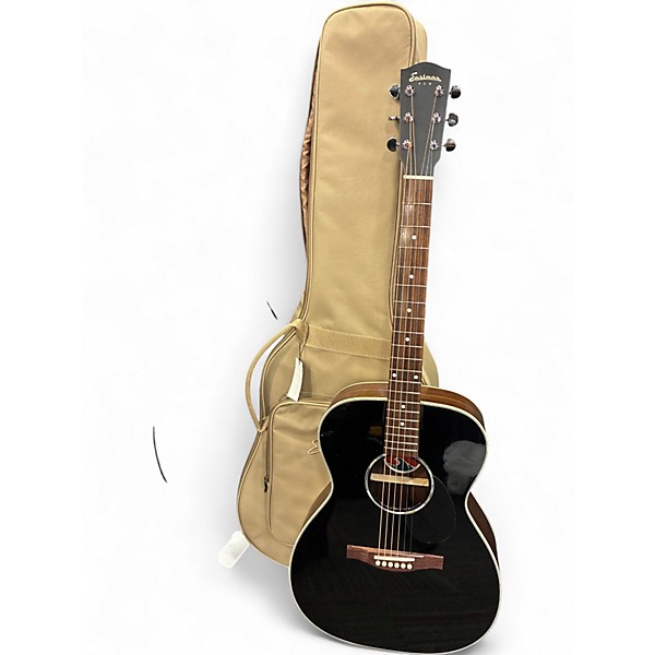 Used Eastman PCH2-OM Black Acoustic Guitar