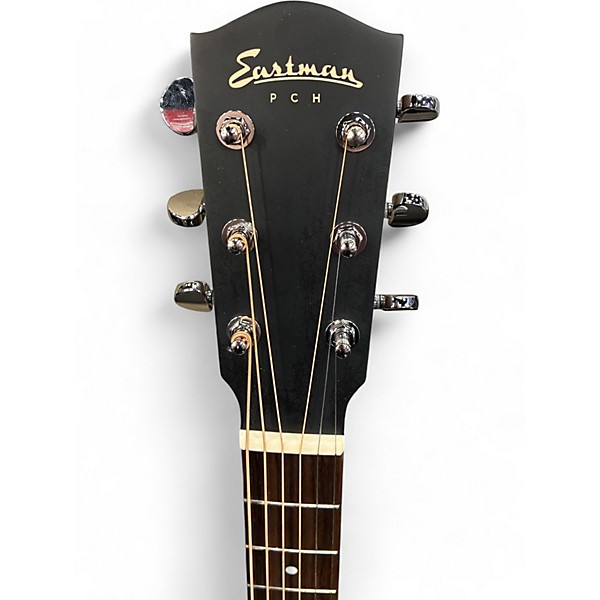 Used Eastman PCH2-OM Black Acoustic Guitar