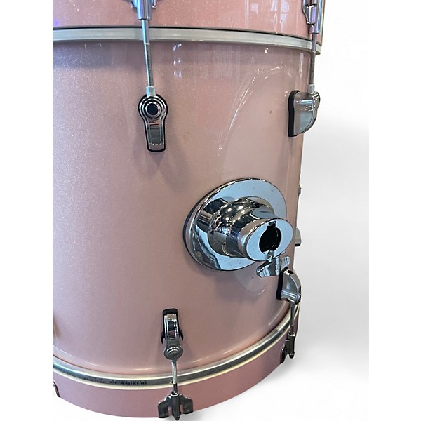 Used PDP by DW 4 Piece NEW YORKER Pink Drum Kit