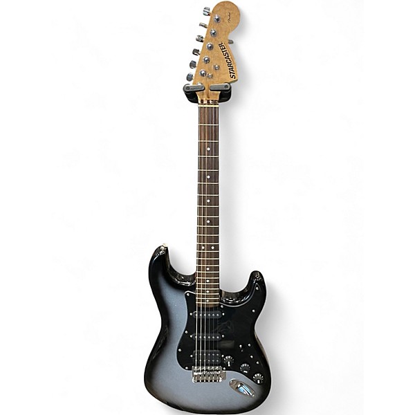 Used Fender Starcaster Strat Silverburst Solid Body Electric Guitar