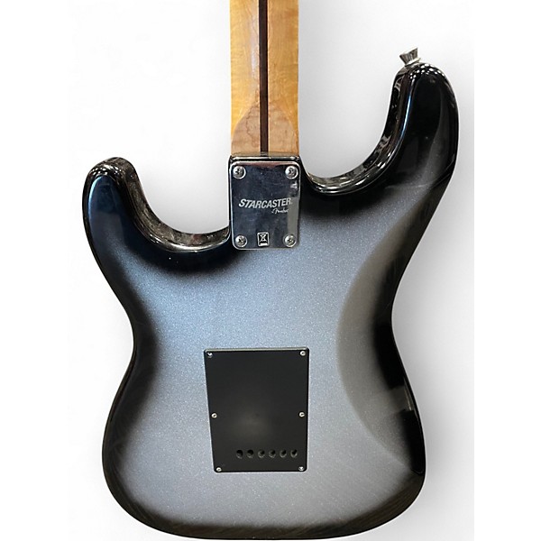 Used Fender Starcaster Strat Silverburst Solid Body Electric Guitar