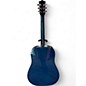 Used Kay K536 Blue Burst Acoustic Guitar