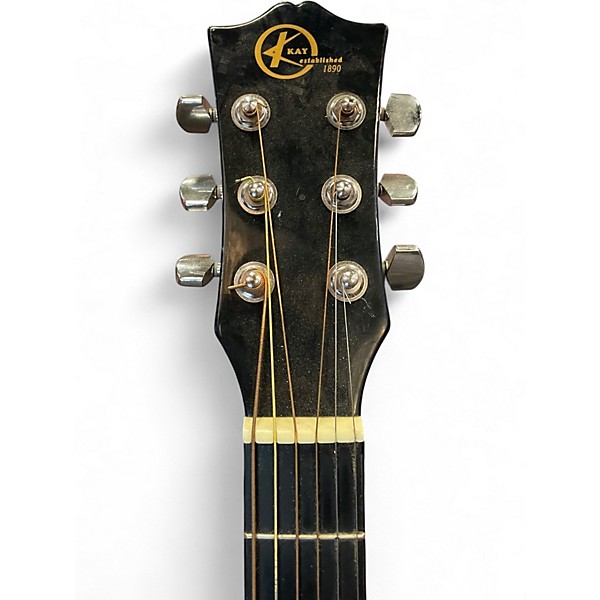 Used Kay K536 Blue Burst Acoustic Guitar