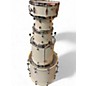 Used Pearl 5 Piece Export EXX WHITE Drum Kit thumbnail