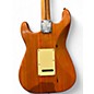 Used Warmoth Roasted Maple Partscaster Natural Solid Body Electric Guitar