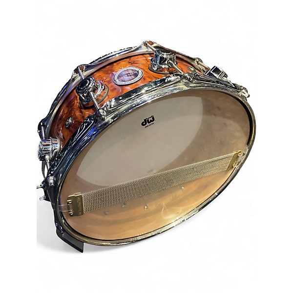 Used DW 14in SUPER SOLID SNARE WATERFALL BUBINGA Drum