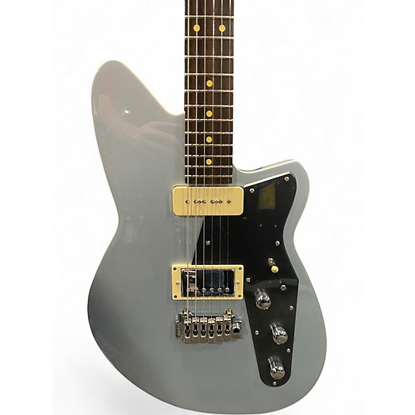 Used Reverend Double Agent Blue Solid Body Electric Guitar