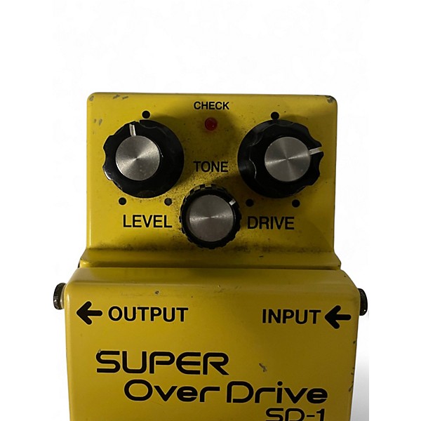 Used BOSS SD1 Super Overdrive Effect Pedal