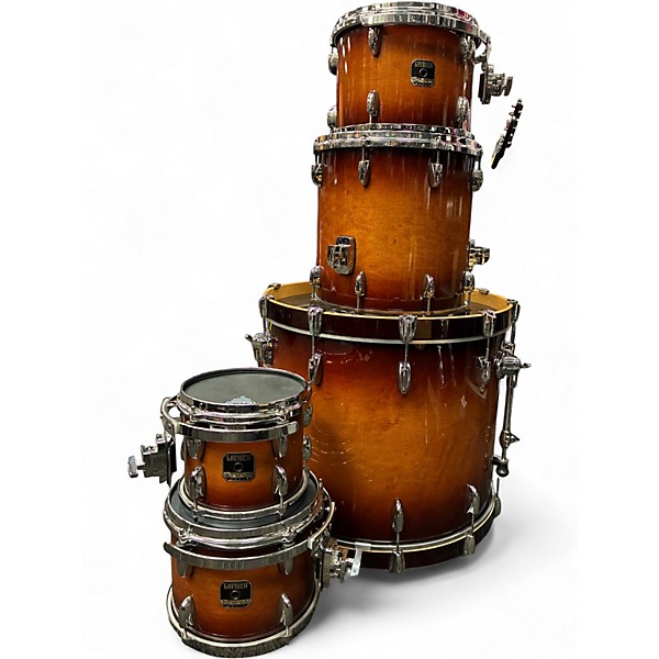 Used Gretsch Drums 5 Piece Renown Tobacco Burst Drum Kit