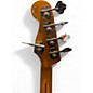 Used Squier Deluxe Jazz Bass Active V 5 String Black Electric Bass Guitar