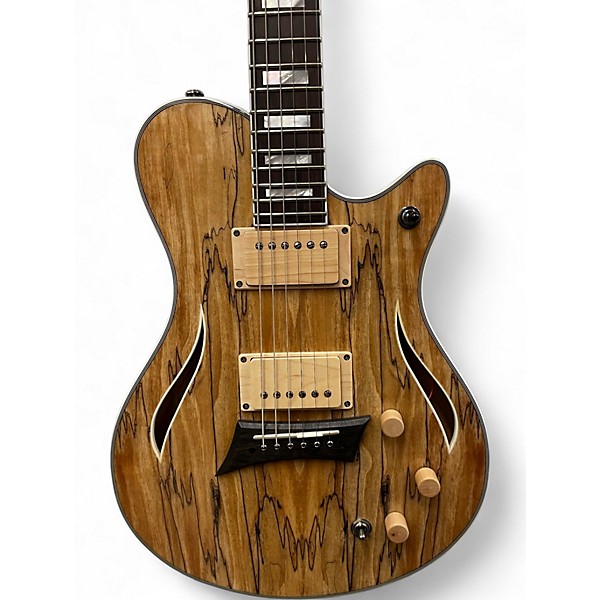 Used Michael Kelly Hybrid Special Brown Hollow Body Electric Guitar