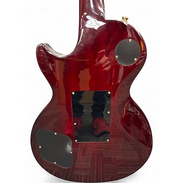 Used Epiphone Alex Lifeson Les Paul Custom Axcess Ruby Solid Body Electric Guitar
