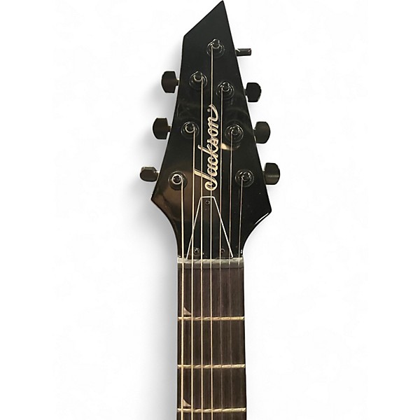 Used Jackson JS22-7 Dinky 7 String HT Black Solid Body Electric Guitar