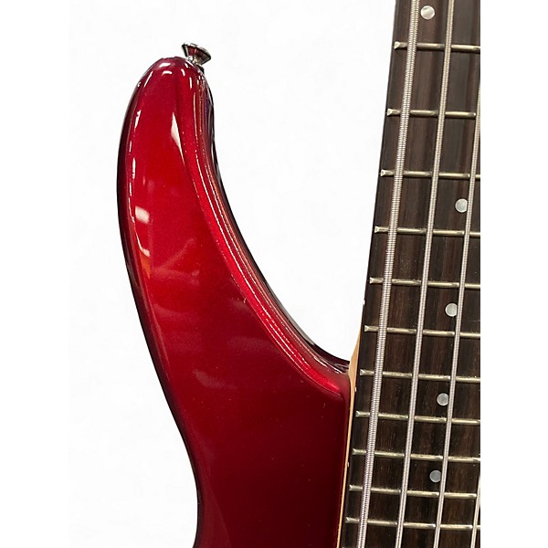 Used Yamaha TRBX305 Candy Apple Red Electric Bass Guitar