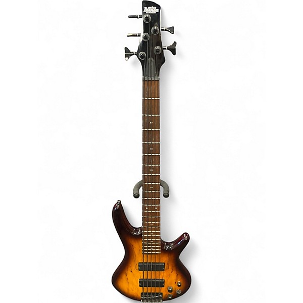 Used Ibanez GSR205 5 String 2 Color Sunburst Electric Bass Guitar