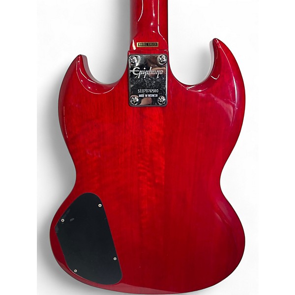 Used Epiphone SG Chrome Red Solid Body Electric Guitar