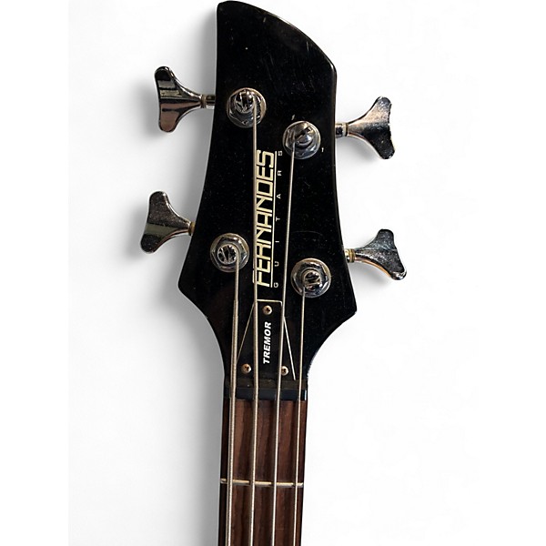 Used Fernandes Tremor  Black Electric Bass Guitar