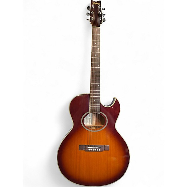 Used Washburn EA20 MTS Vintage Natural Acoustic Electric Guitar