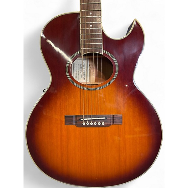 Used Washburn EA20 MTS Vintage Natural Acoustic Electric Guitar