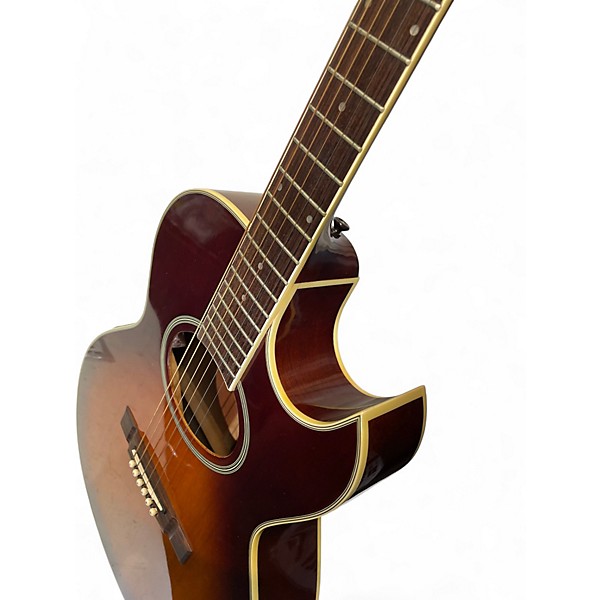 Used Washburn EA20 MTS Vintage Natural Acoustic Electric Guitar
