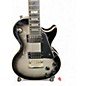 Used Epiphone Les Paul Custom Black and Silver Solid Body Electric Guitar