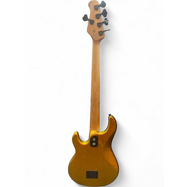 Used Ernie Ball Music Man DARKRAY 5H GOLD BAR Electric Bass Guitar