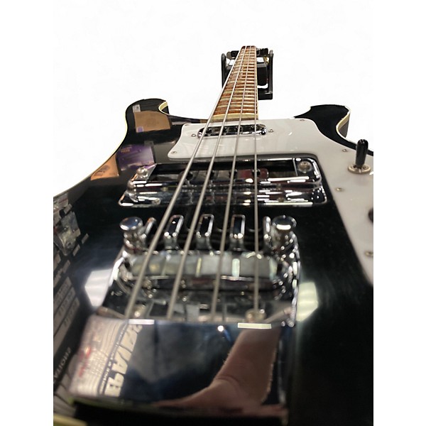 Vintage 1980 Rickenbacker 4001 JETGLO Black Electric Bass Guitar