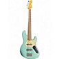 Used Fender Deluxe Jazz Bass V 5 String Tidepool Green Electric Bass Guitar thumbnail