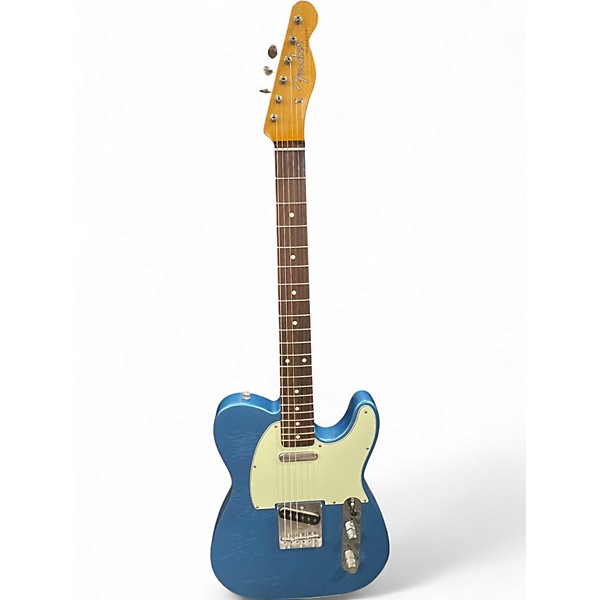 Used Fender Vintera 60s Telecaster Road Worn Lake Placid Blue Solid Body Electric Guitar