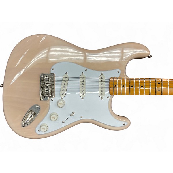 Used Squier Classic Vibe 1950S Stratocaster natural pink Solid Body Electric Guitar