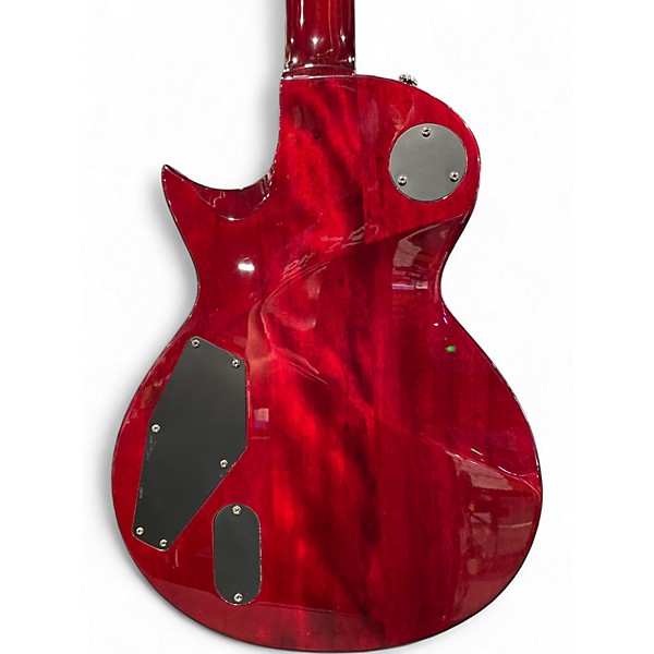 Used ESP LTD EC401FM Black Cherry Solid Body Electric Guitar