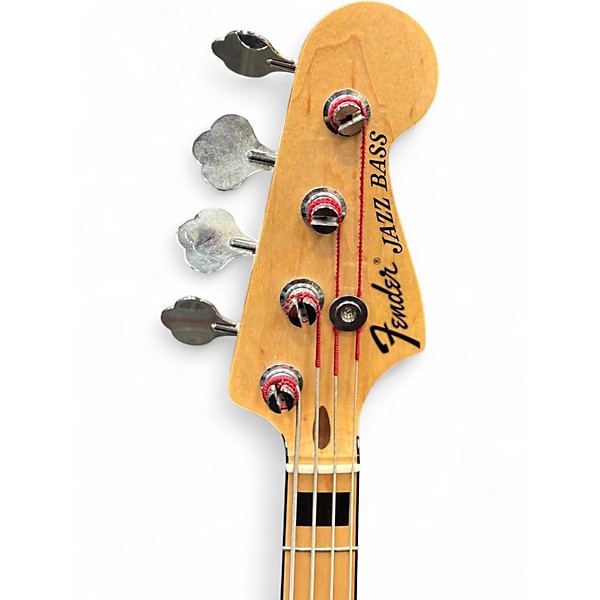 Used Fender Geddy Lee Signature Jazz Bass 3 Tone Sunburst Electric Bass Guitar