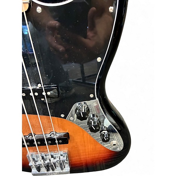 Used Fender Geddy Lee Signature Jazz Bass 3 Tone Sunburst Electric Bass Guitar
