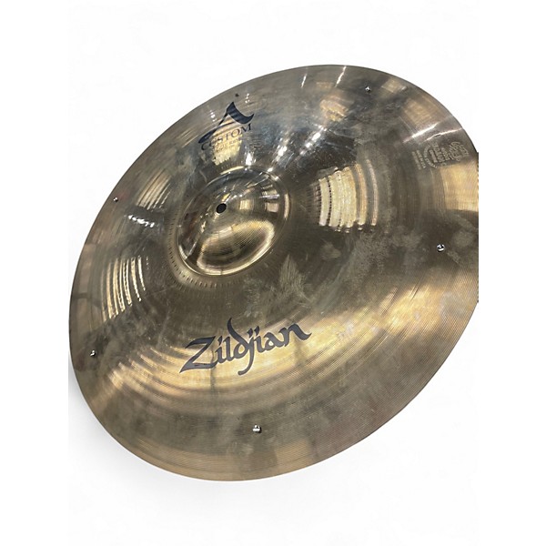 Used Zildjian 20in A Custom Medium Sizzle Ride Cymbal