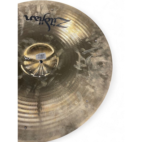 Used Zildjian 20in A Custom Medium Sizzle Ride Cymbal