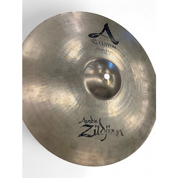 Used Zildjian 14in A Custom Fast Crash Cymbal